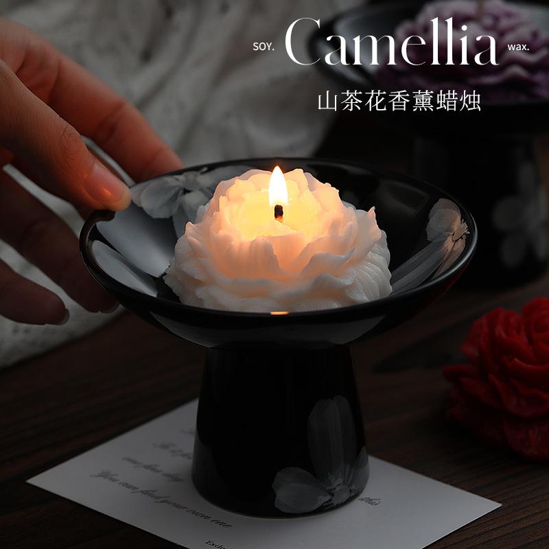 Soy Wax - Camellia scented candles simple advanced sense
