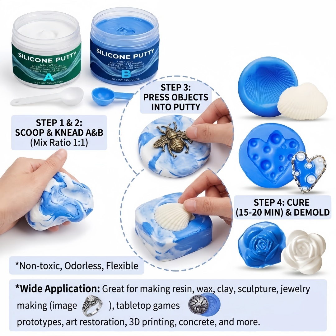 Silicone Putty Mold Making Sup - Candle Molds 评论和价格