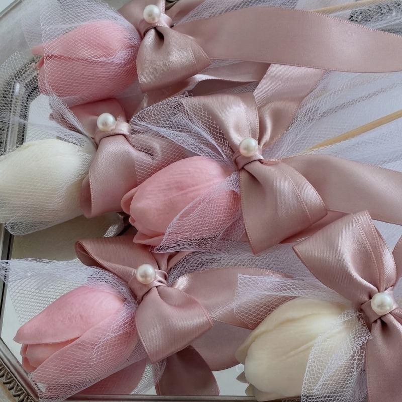 5pcs Tulip Scented Candle on B - Soy Wax 评论和价格