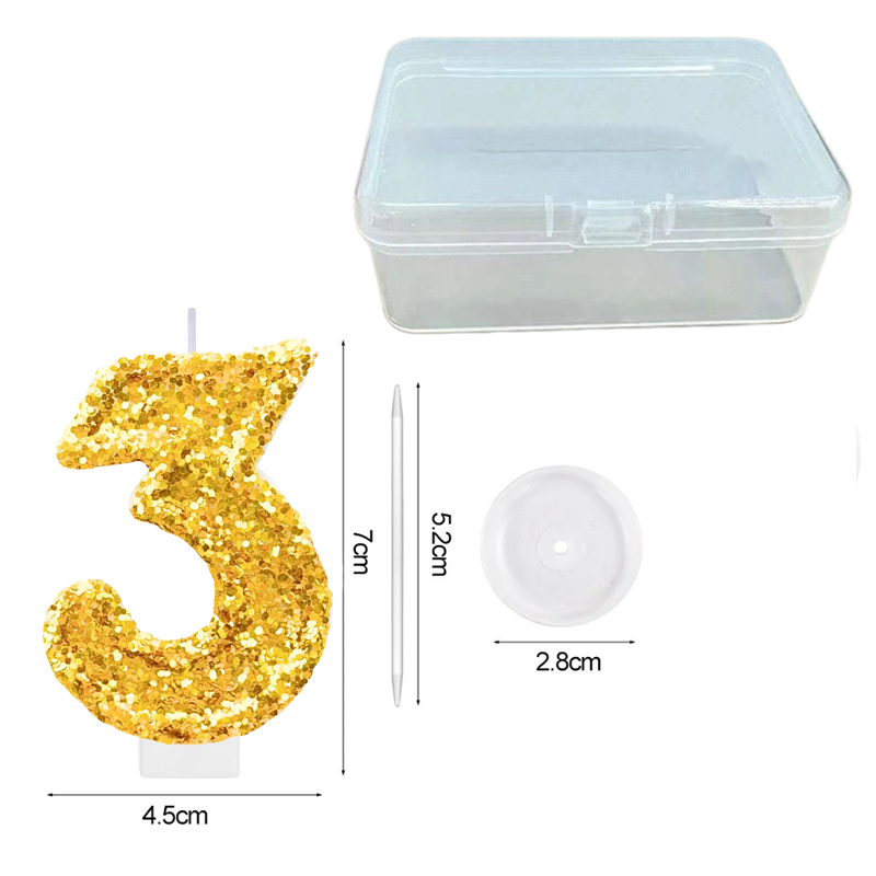 Digital Birthday Candle Gold C - Soy Wax 评论和价格