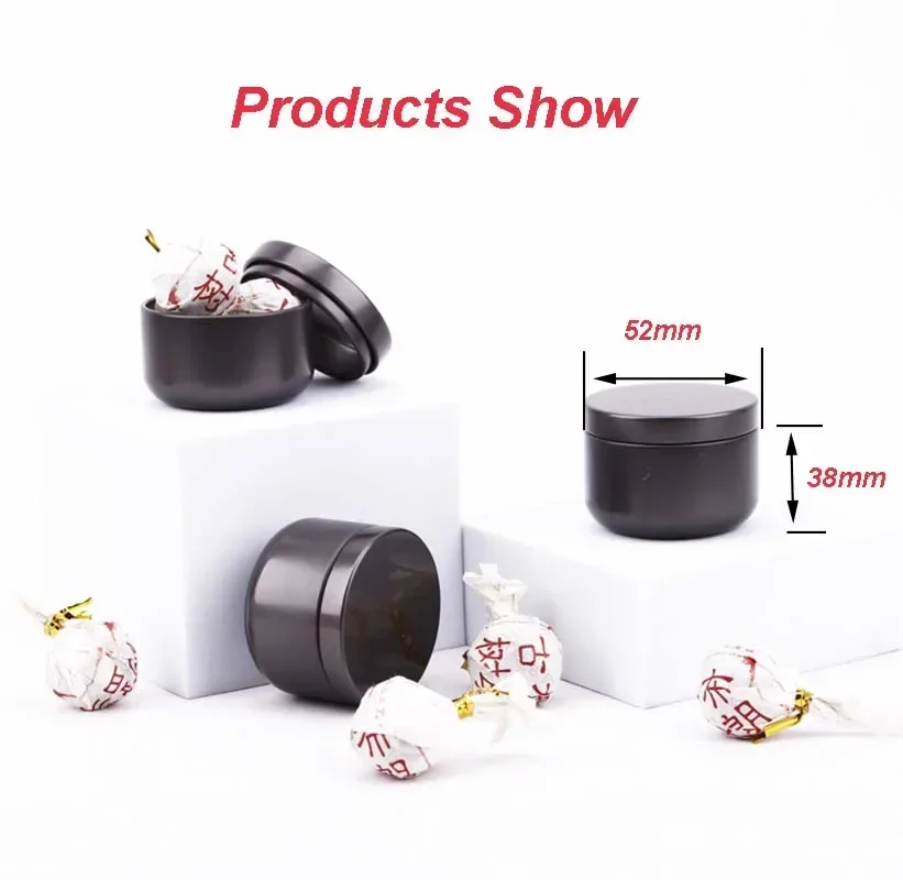 1Pc 30ml Mini Tin Box Metal Sm - Candle Containers 评论和价格