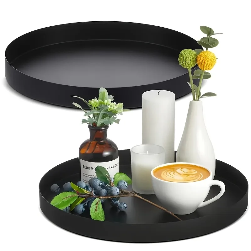 1Pc Modern black circular ABS  - Silk Candle 评论和价格