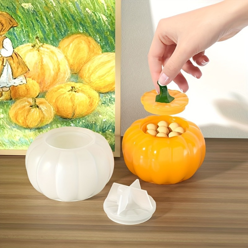 2pcs Pumpkin Jar Silicone Mold - Candle Molds 评论和价格