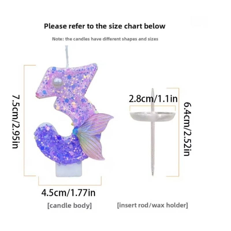 Glitter Purple Gradient Mermai - Paraffin Wax 评论和价格