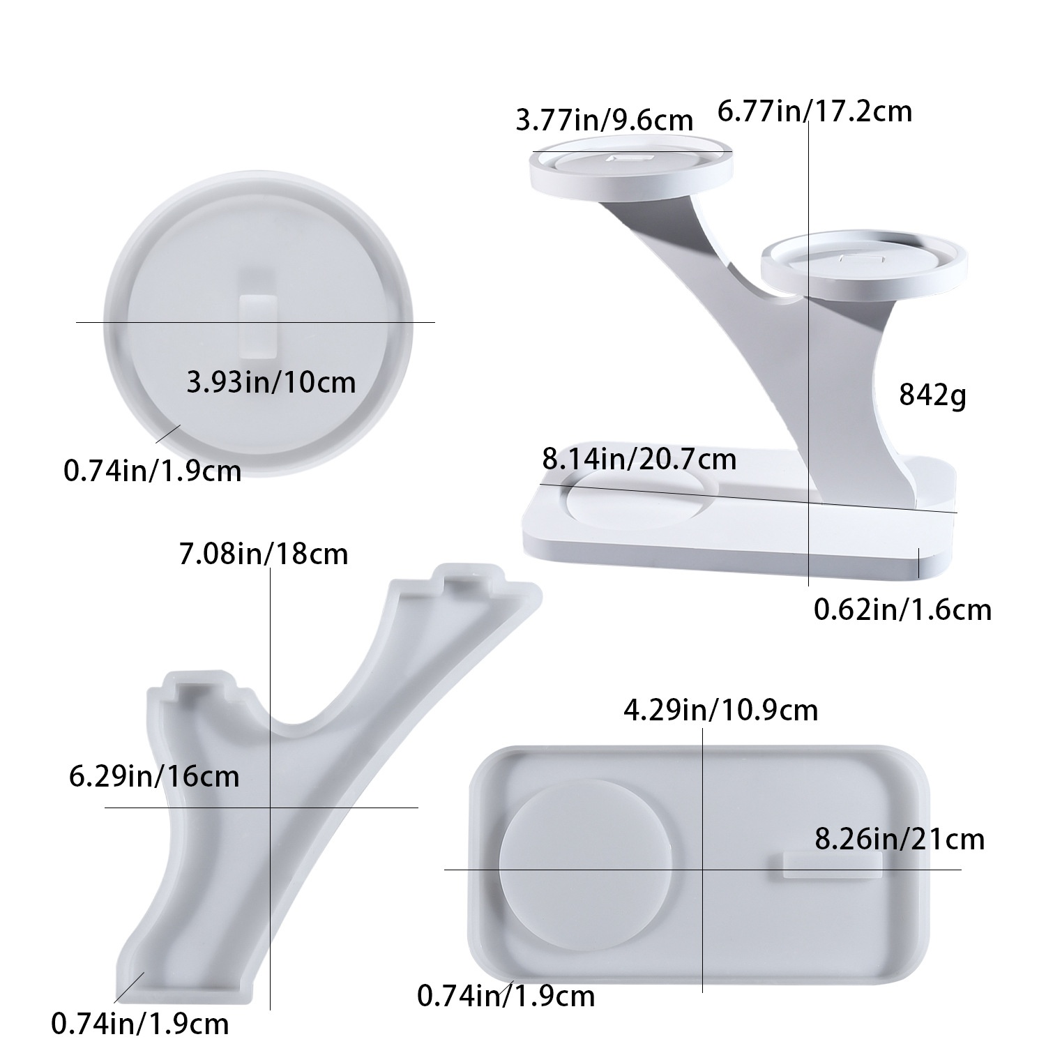DIY epoxy resin mold candlesti - Candle Molds 评论和价格