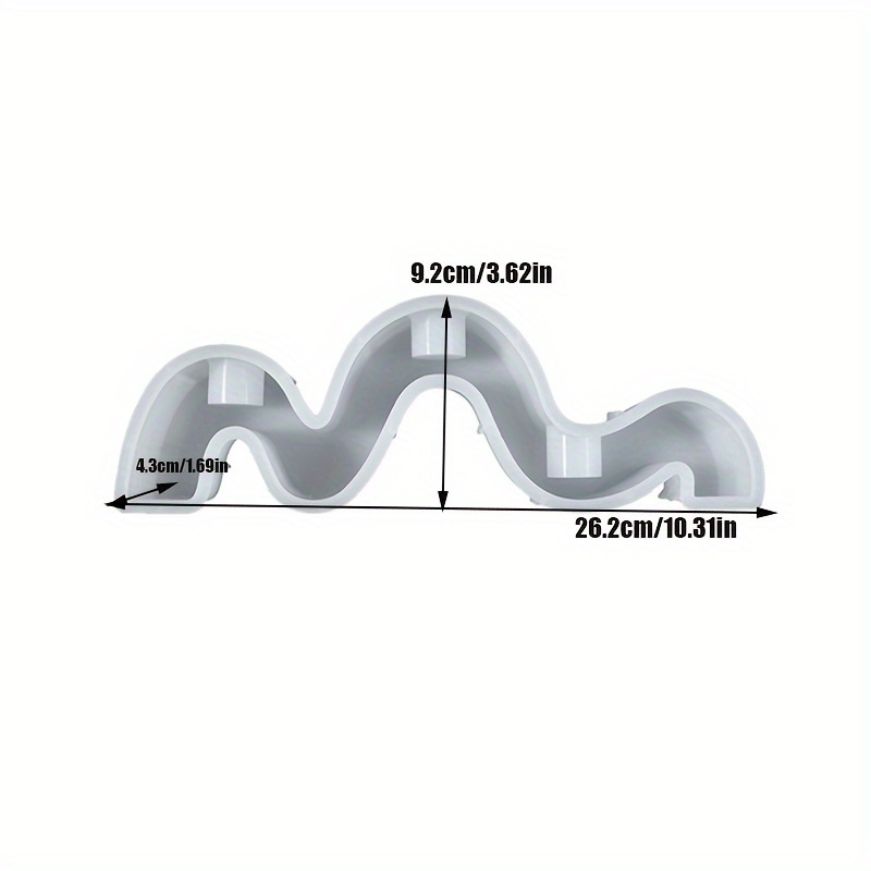 Curved Candlestick Silicone Mo - Candle Molds 评论和价格