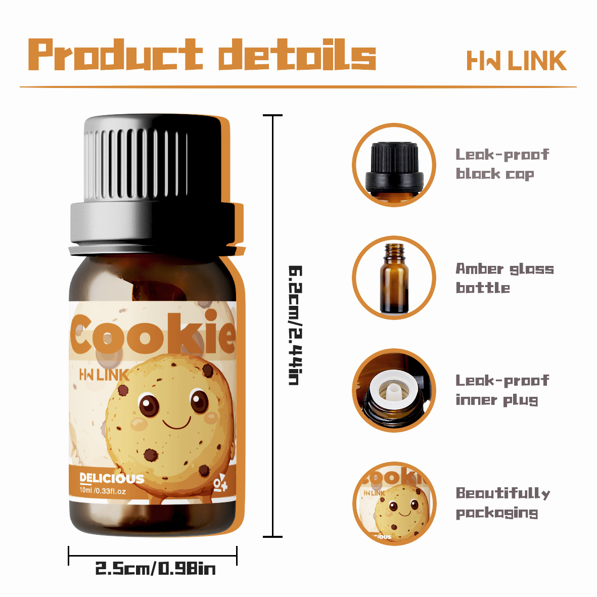 10ml Cookie Fragrance Oils For - Candle Fragrance 评论和价格