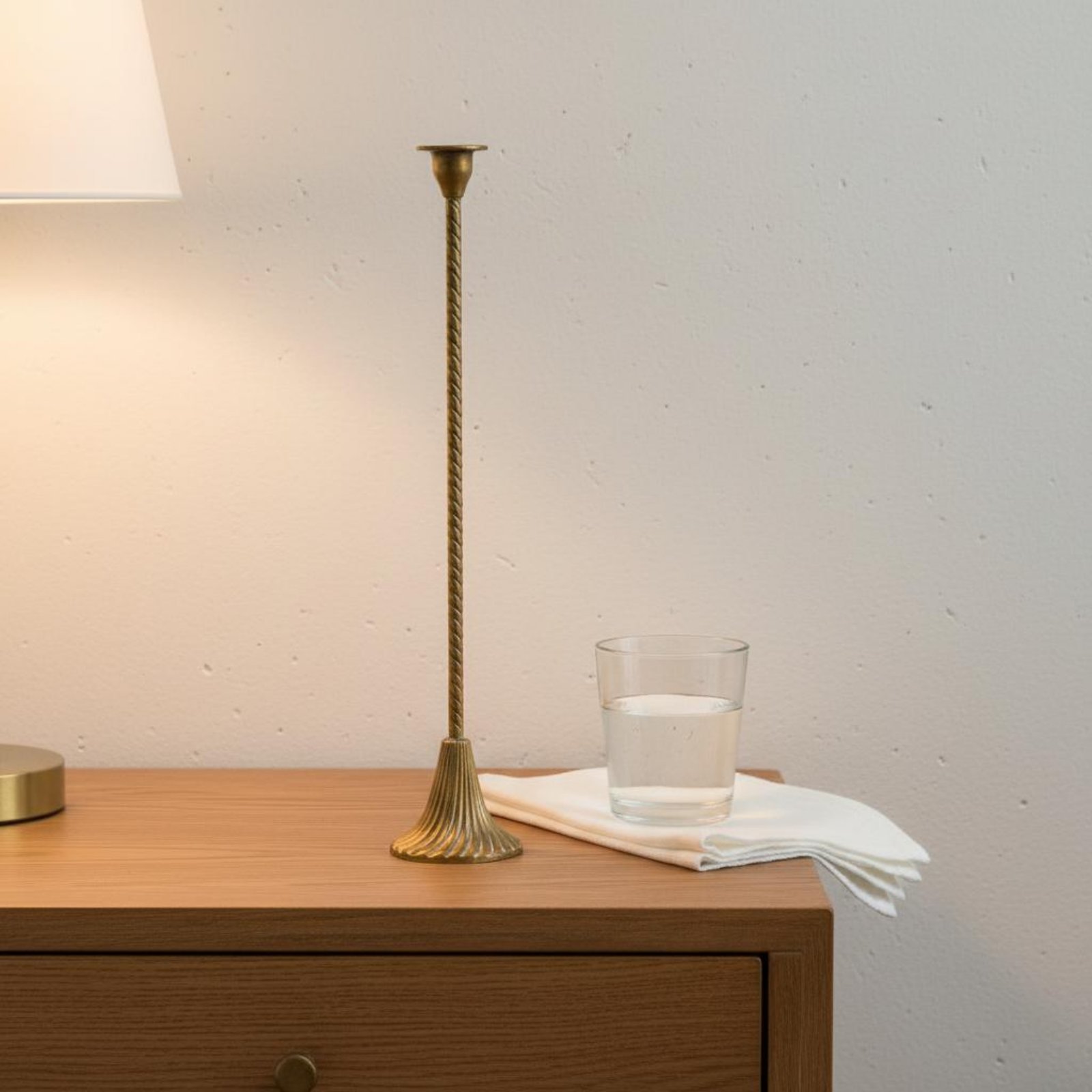 Twisted Gold Candle Holder Sta - Paraffin Wax 评论和价格