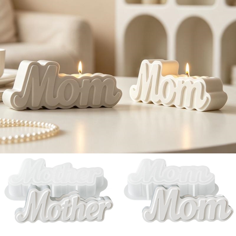 Letter Shape Vase Plaster Sili - Candle Containers 评论和价格