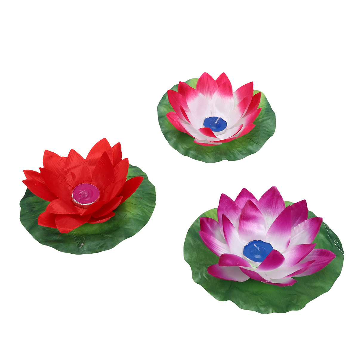 3Pcs Lotus Water Light Lamp Ar - Paraffin Wax 评论和价格