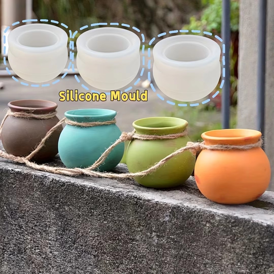 Silicone Flower Pot Molds, Res - Candle Containers 评论和价格