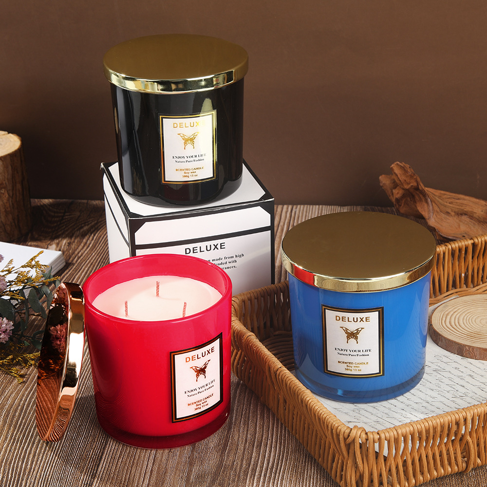 400G gold cover glass scented  - Soy Wax 评论和价格