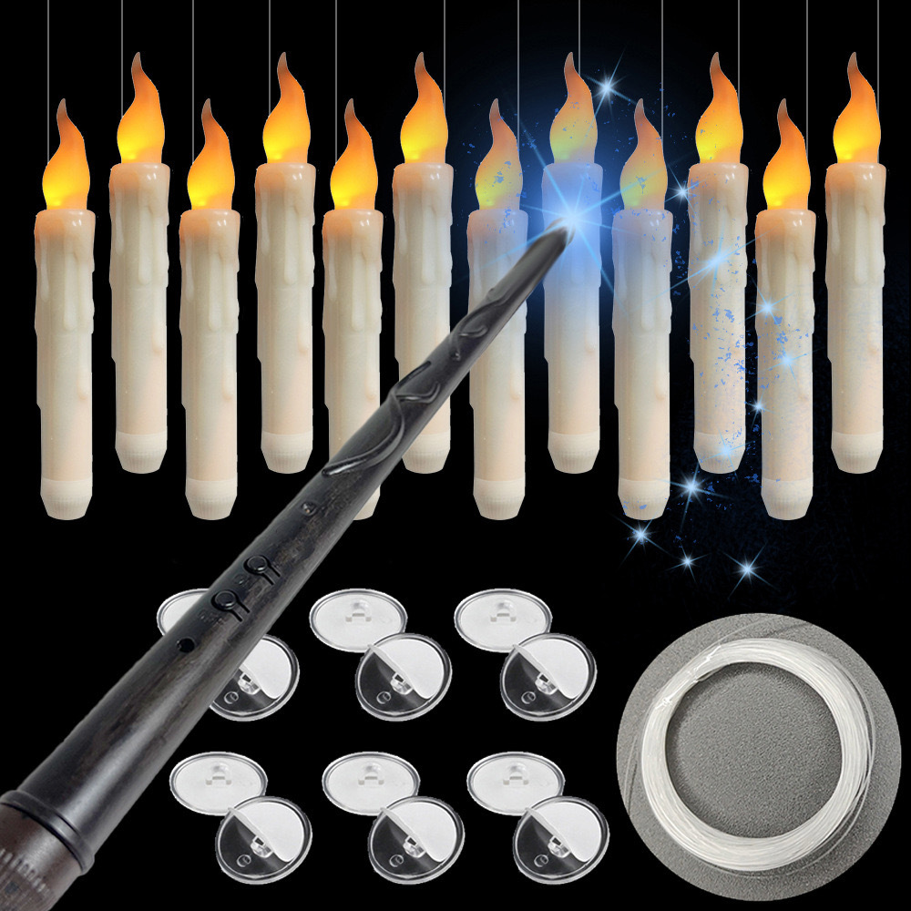 Flameless Ivory Taper Candles  - Candle Wick 评论和价格
