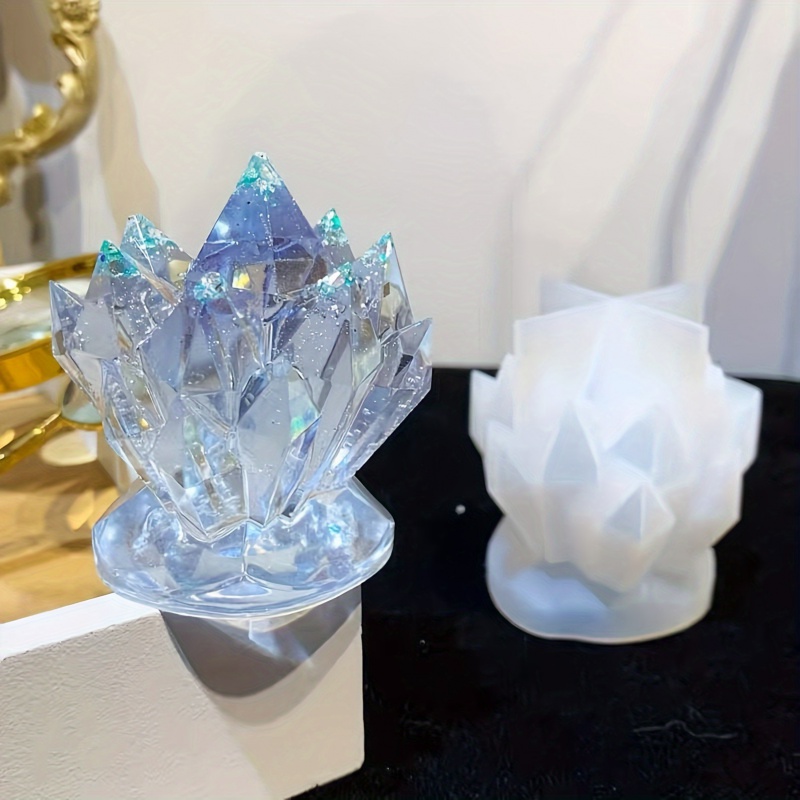 1pcCrystal Cluster Decorative  - Candle Molds 评论和价格
