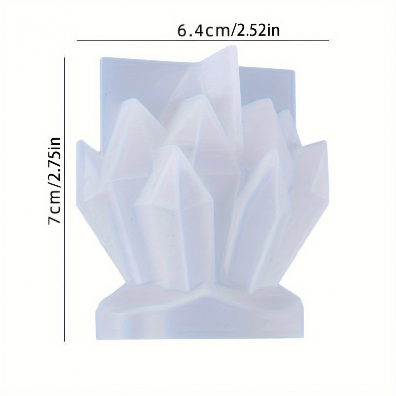 1pcCrystal Cluster Decorative  - Candle Molds 评论和价格