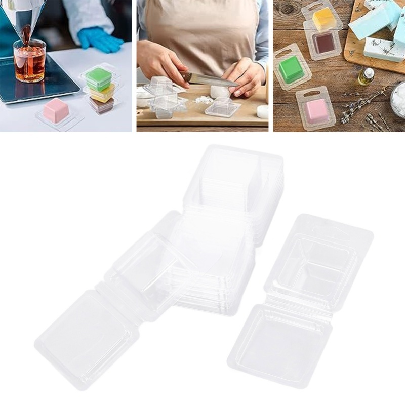 100PCS Wax Melt Molds Calmshel - Candle Containers 评论和价格