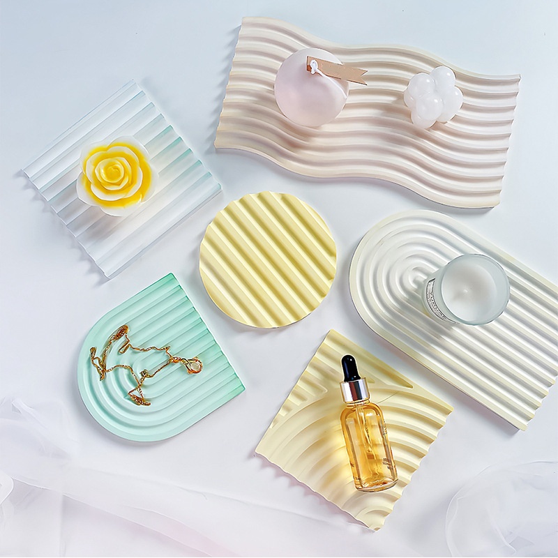DIY Striped Wave Tray Mold For - Candle Molds 评论和价格