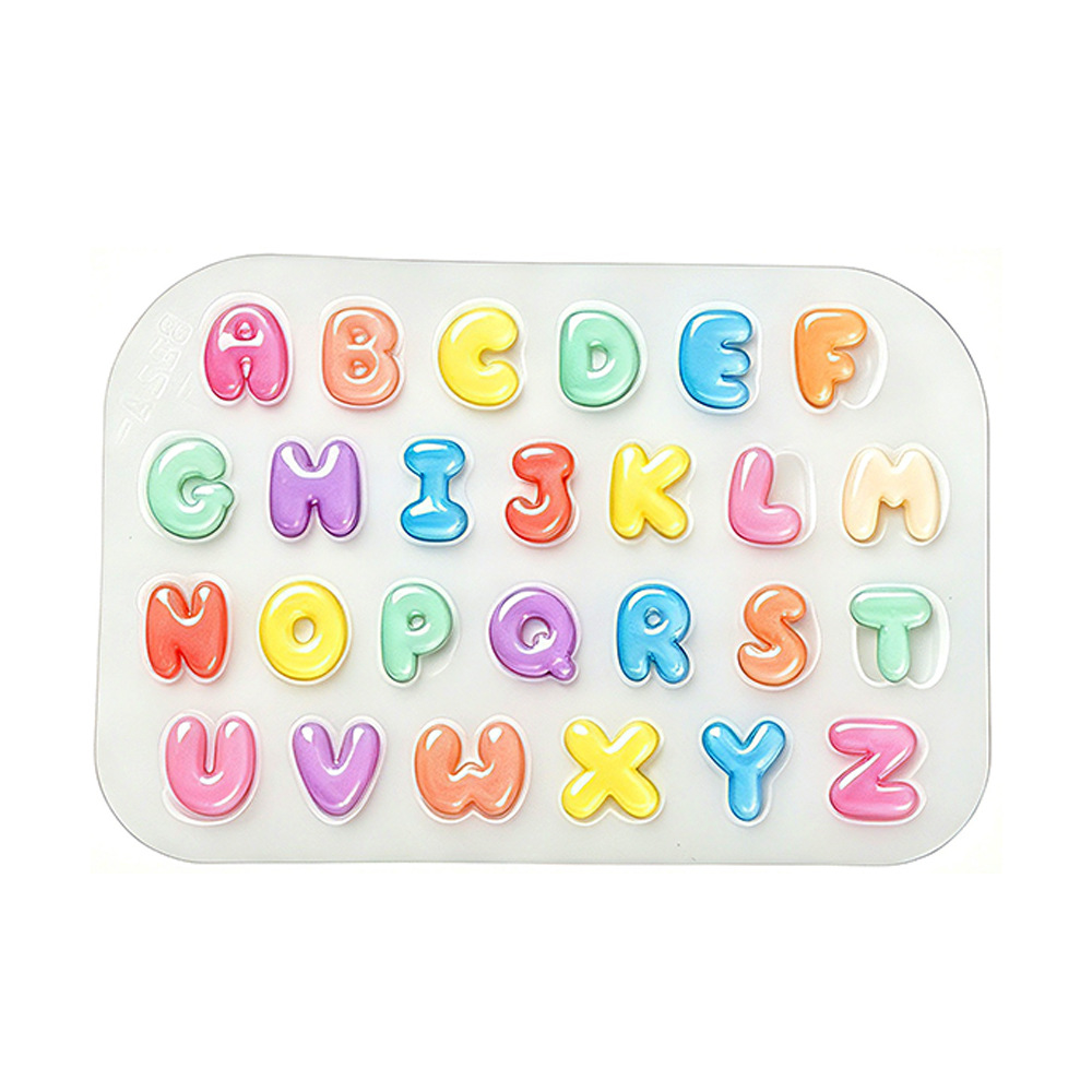 2Pcs Mini Letter Silicone Mold - Candle Making Kit 评论和价格