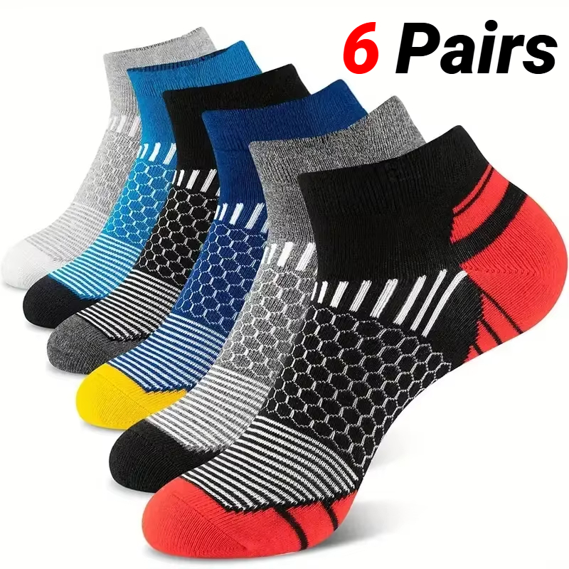 6 Pairs Men'S Short Sports Soc - Candle Wick 评论和价格