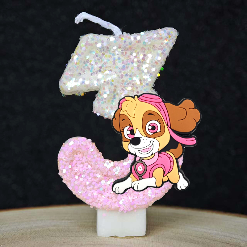 Paw Patrol Anime Number 0-9 Ca - Silk Candle 评论和价格