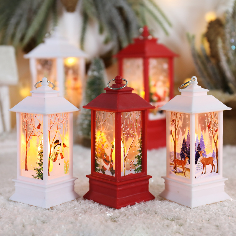 1pcs Christmas Wind Lamp Candl - Candle Containers 评论和价格