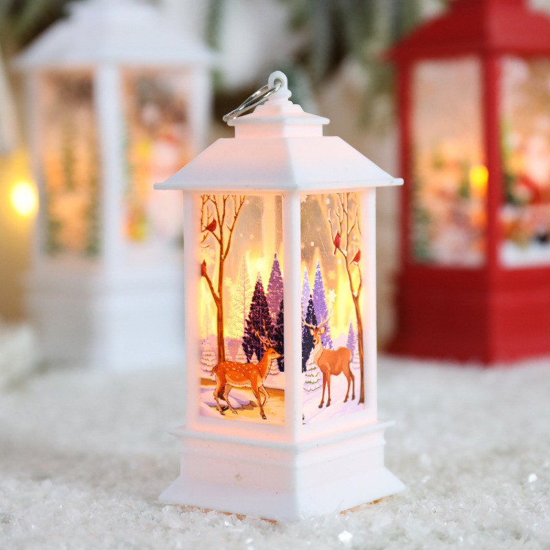 1pcs Christmas Wind Lamp Candl - Candle Containers 评论和价格