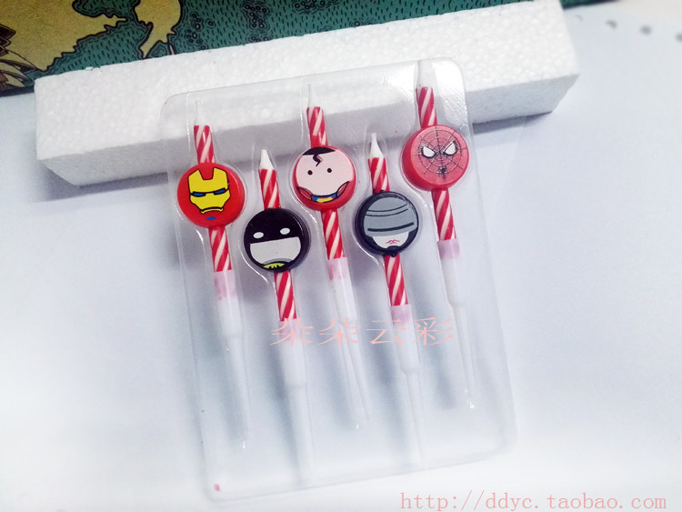 Cartoon Pattern Threaded Candl - Paraffin Wax 评论和价格