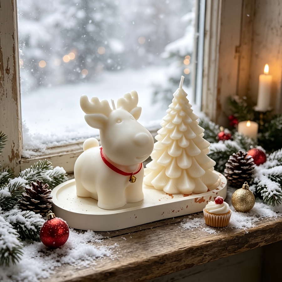 Clay Silicone Mold 3pcs Set: C - Candle Making Kit 评论和价格