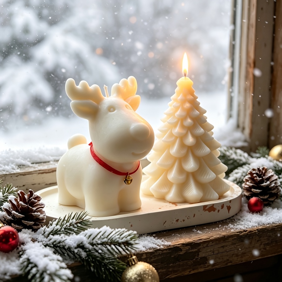 Clay Silicone Mold 3pcs Set: C - Candle Making Kit 评论和价格