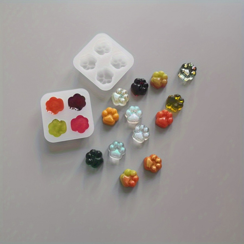 1Cat Paw Pattern Silicone Mold - Candle Making Kit 评论和价格