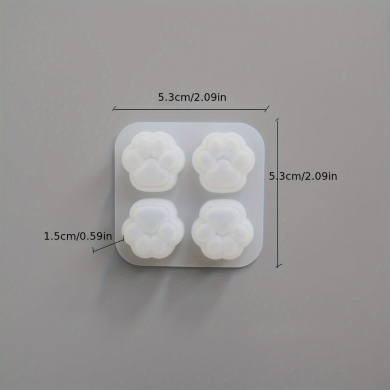 1Cat Paw Pattern Silicone Mold - Candle Making Kit 评论和价格