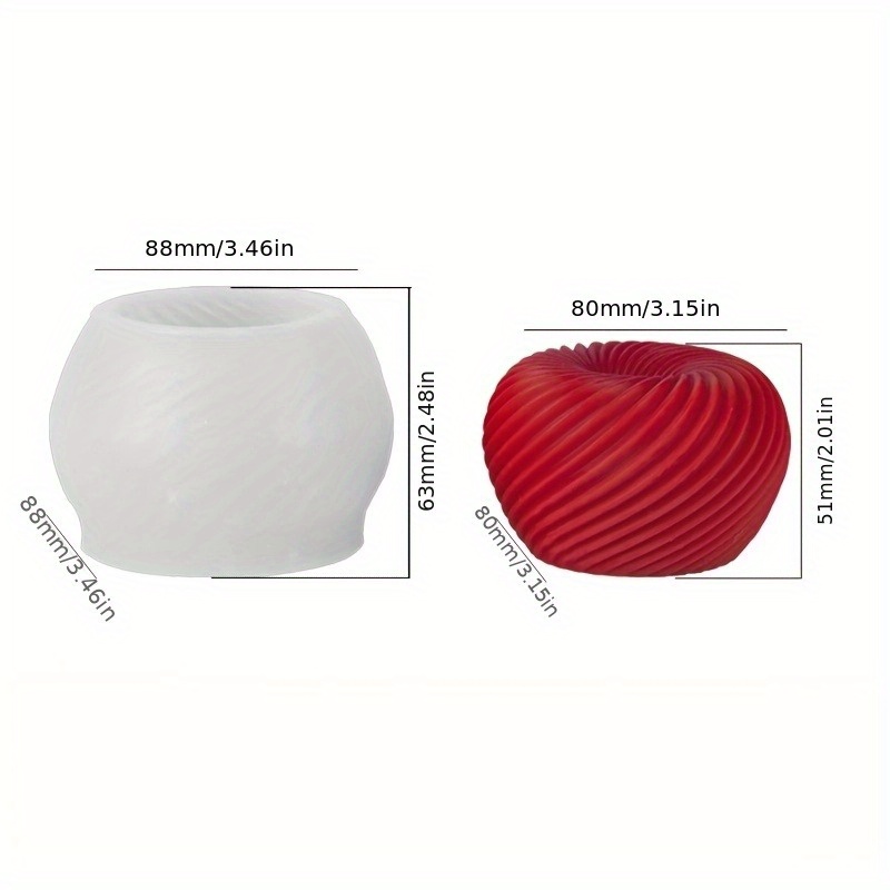 A trendy red apple silicone mo - Candle Molds 评论和价格