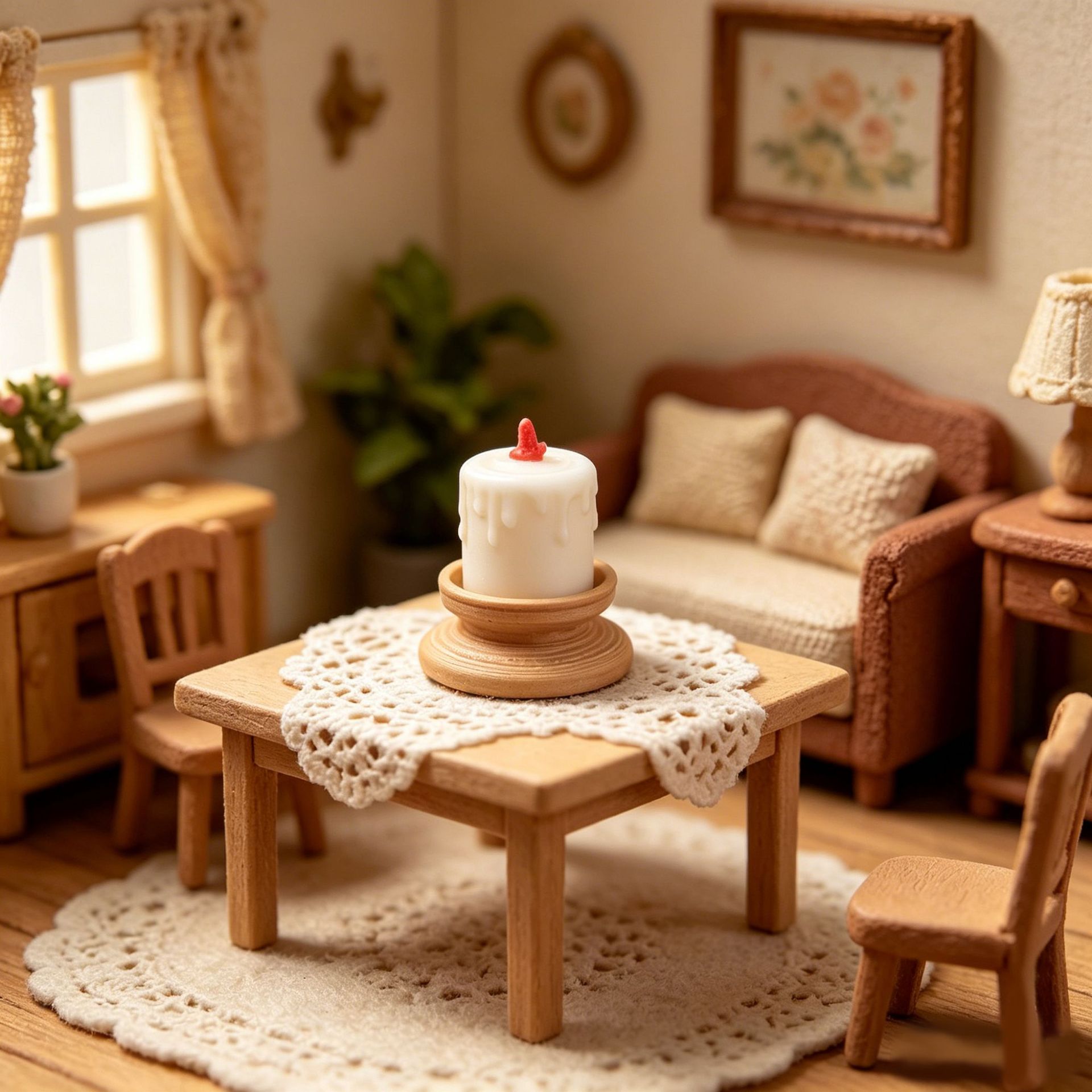 3pcs 1/12 Scale Dollhouse Mini - Candle Wax Scale 评论和价格