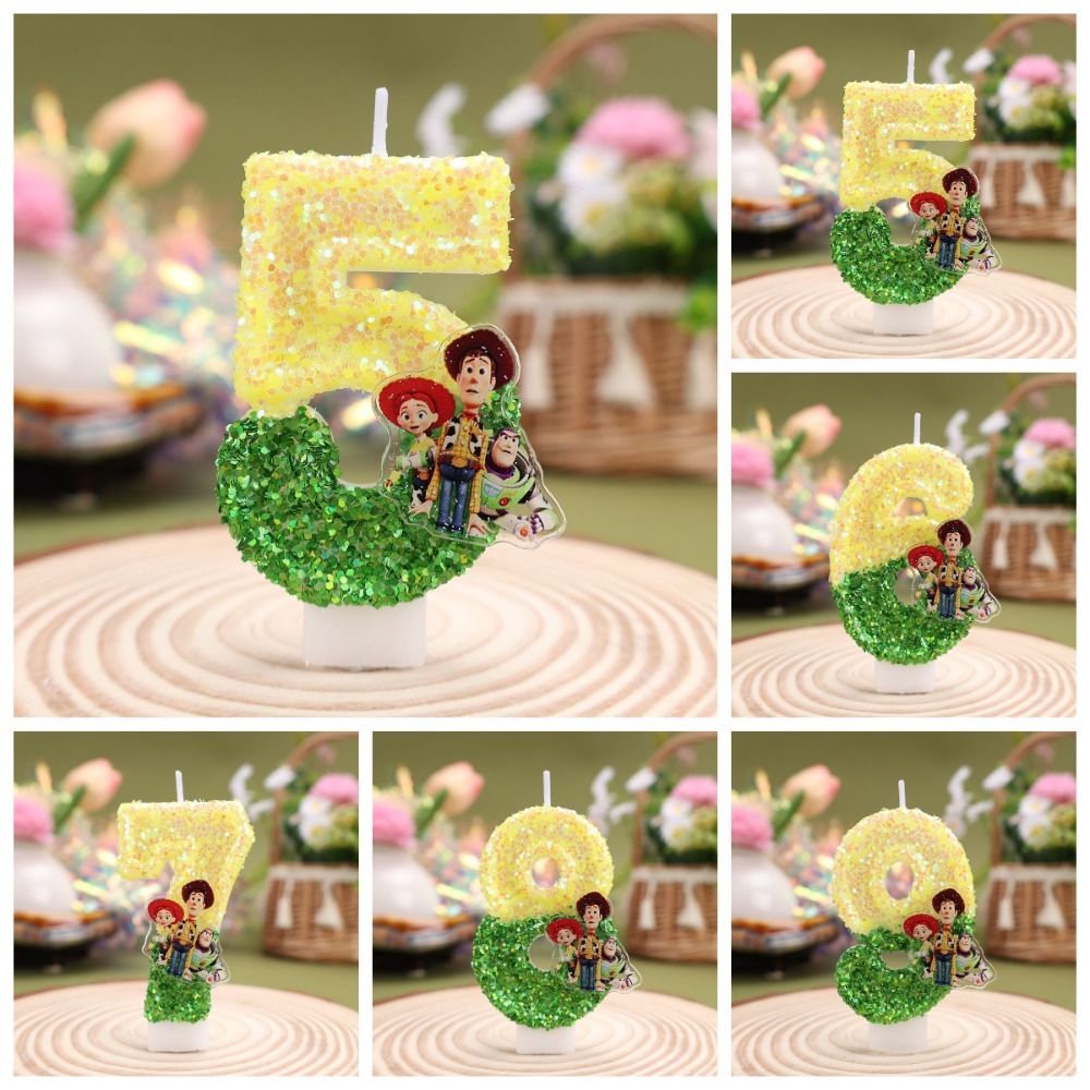Hot Cute Cartoon T-O-Y Story D - Silk Candle 评论和价格