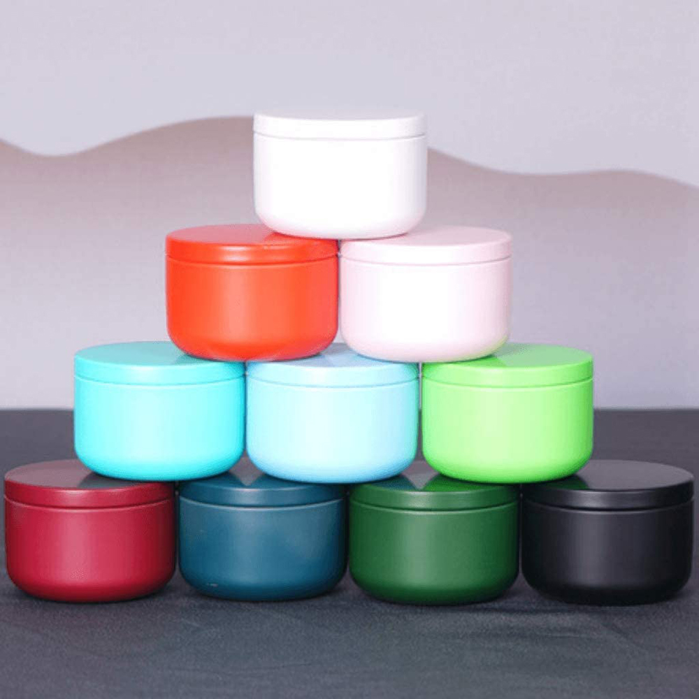 Tea Can with Airtight Lids Tin - Candle Containers 评论和价格