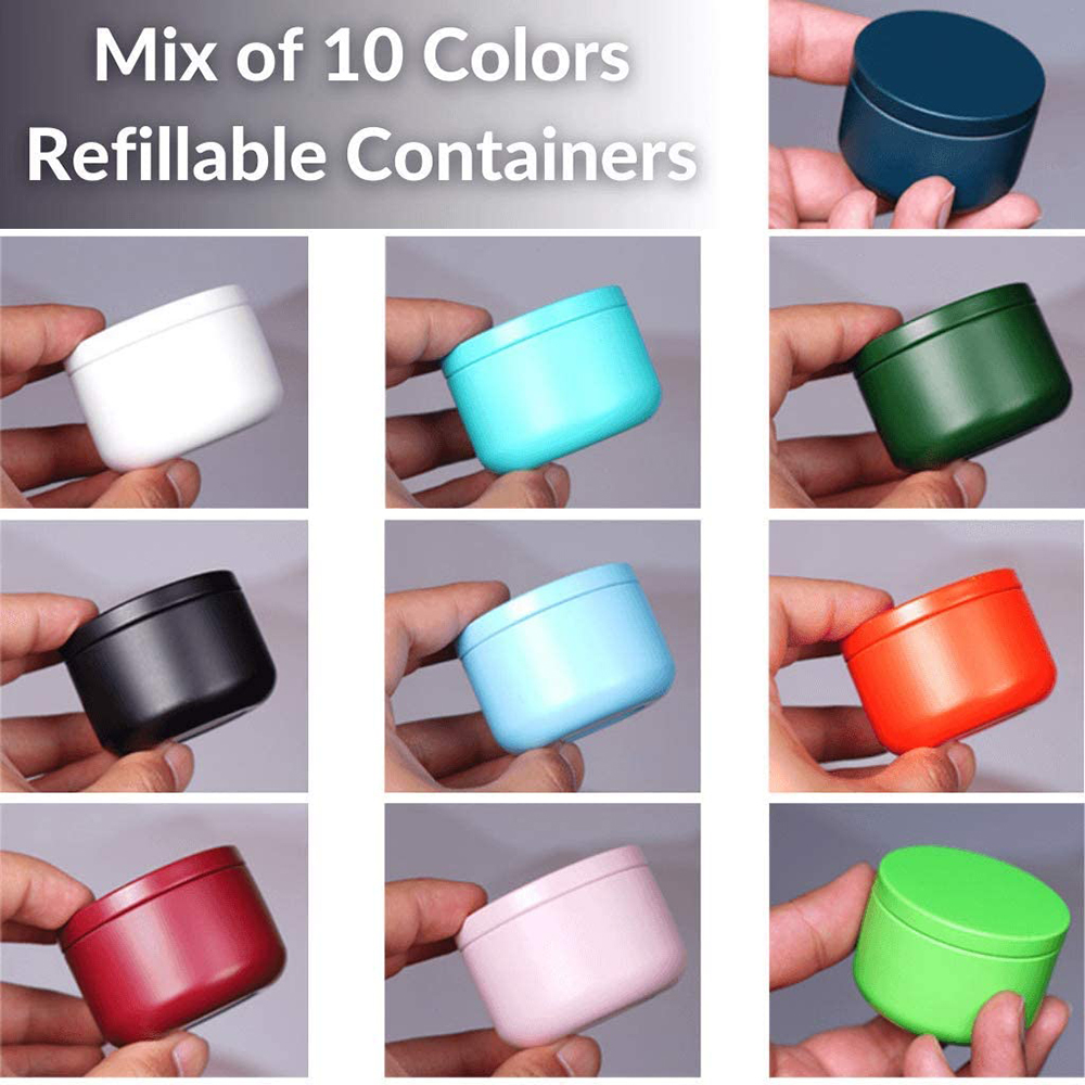 Tea Can with Airtight Lids Tin - Candle Containers 评论和价格