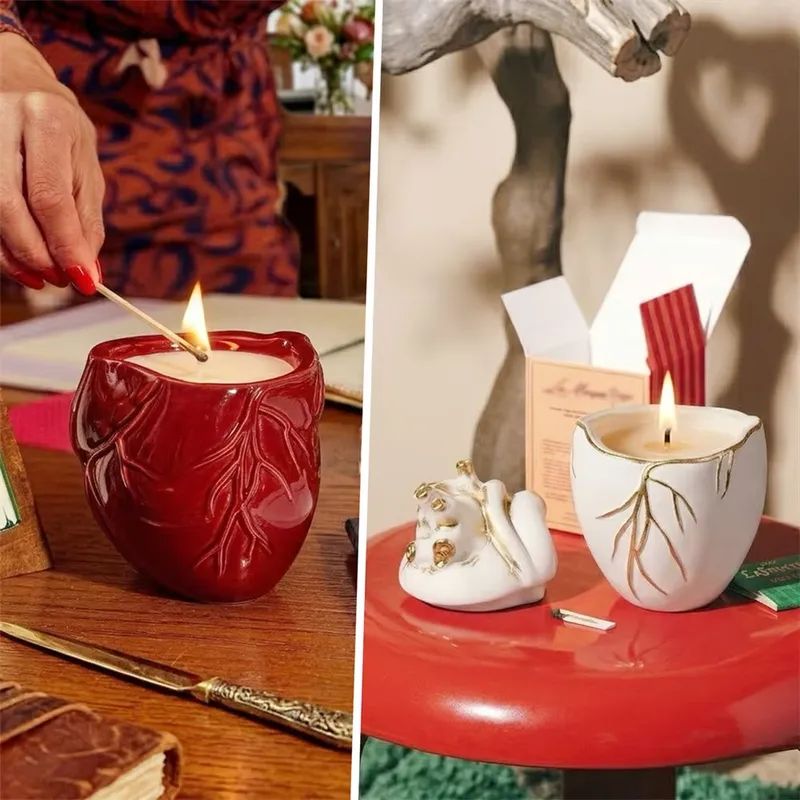 Nicole Sculpted Heart Candle J - Candle Molds 评论和价格