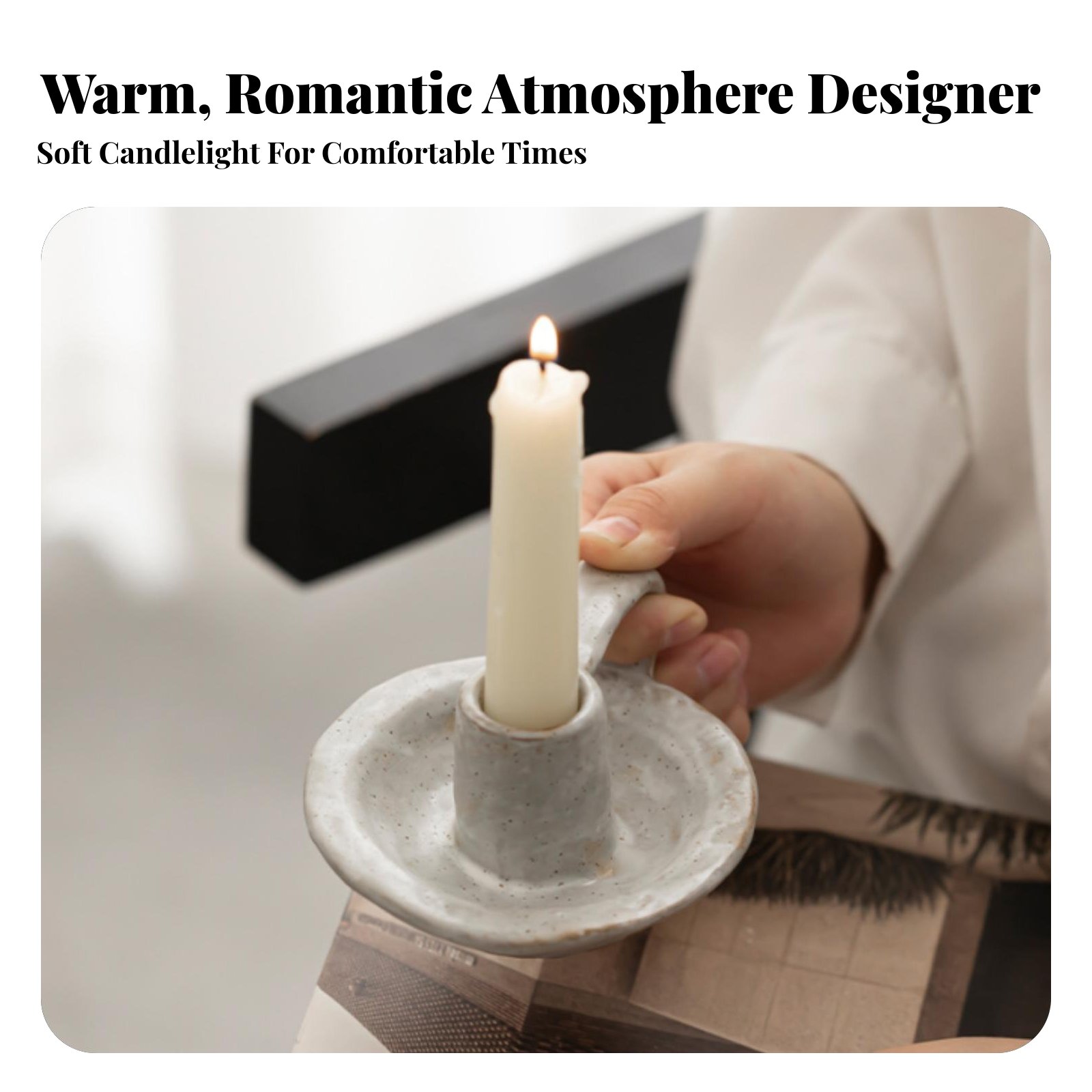 Nordic Ceramic Candle Holder,  - Paraffin Wax 评论和价格