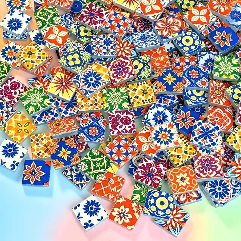 100/200g of Colorful Mosaic Ma - Candle Containers 评论和价格