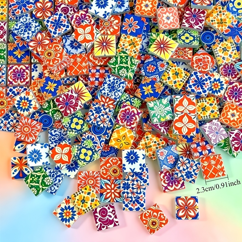 100/200g of Colorful Mosaic Ma - Candle Containers 评论和价格