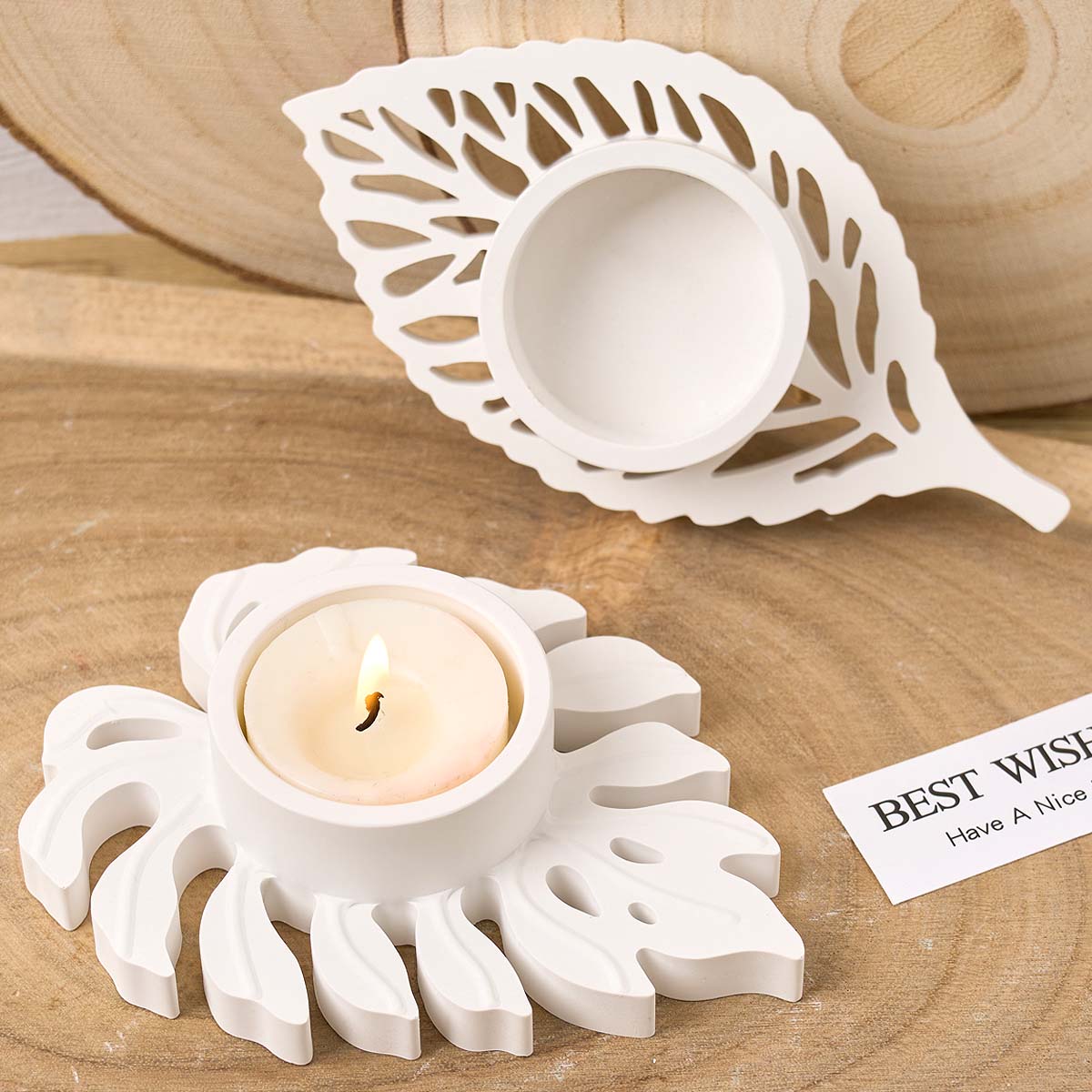 Leaves Candlestick Silicone Mo - Candle Lighter 评论和价格